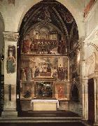 Domenicho Ghirlandaio Cappella Sassetti USA oil painting artist